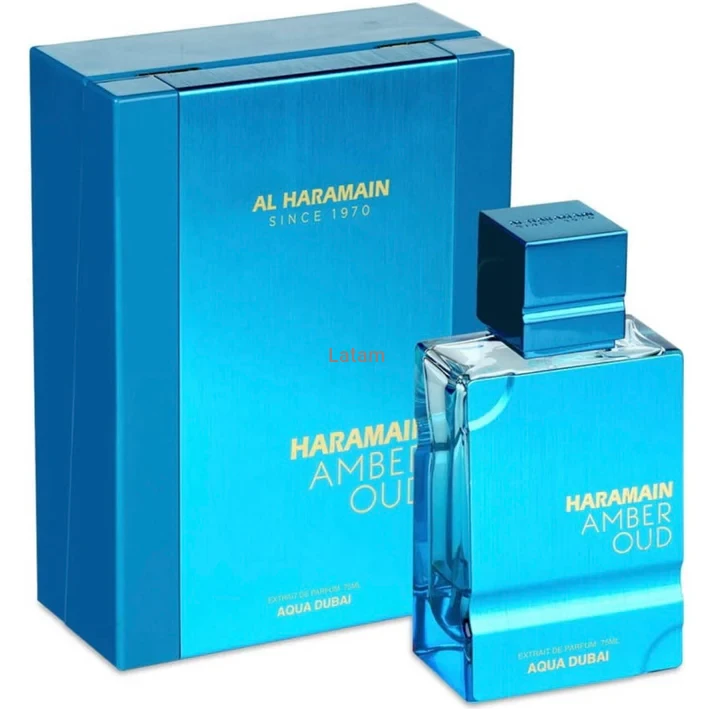Amber Oud Aqua Dubai Al Haramain for Men and Women 75ml
